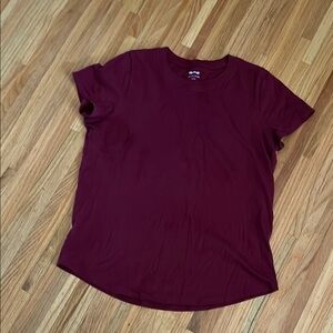 Madewell Red Short Sleeve Relaxed Tee